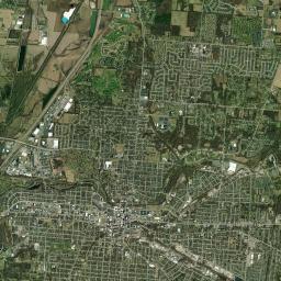 Springfield Ohio Satellite Map