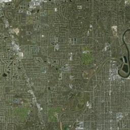 Meridian Hills Satellite Map