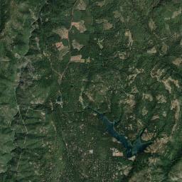 De Sabla California map(satellite map)