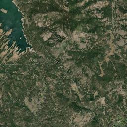 Lake Davis California map(satellite map)