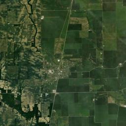 Chrisman Satellite Map