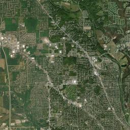 Upper Dayton View Ohio Satellite Map
