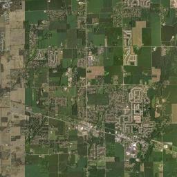 New Palestine Satellite Map
