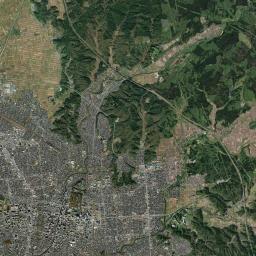 Akita Satellite Map