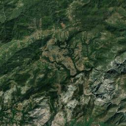 Brush Creek California map(satellite map)