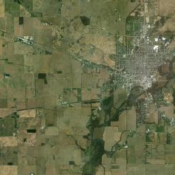 Rush County Satellite Map