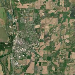 Washington Meadows Ohio Satellite Map