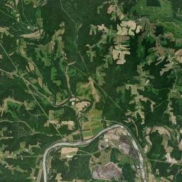 Relief Ohio Satellite Map