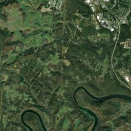Monongalia County Satellite Map