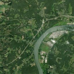 Redbush Ohio Satellite Map