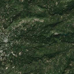 Banner Crest California map(satellite map)