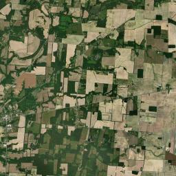 Saint Martin Ohio Satellite Map