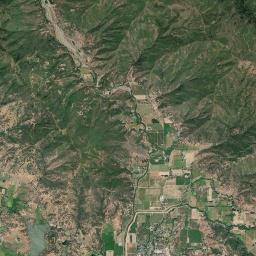 Upper Lake California map(satellite map)