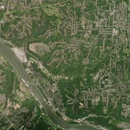 Sekitan Ohio Satellite Map