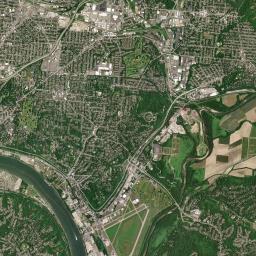 Tusculum Ohio Satellite Map