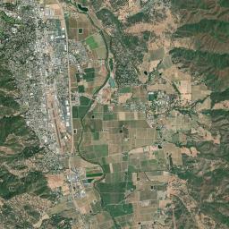 Asylum California map(satellite map)