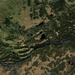 Mesa Lakes Colorado Satellite Map