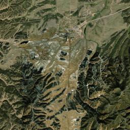 Divide Colorado Satellite Map