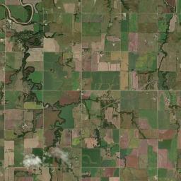 Dickinson County Satellite Map