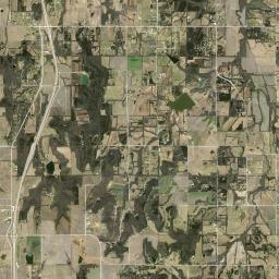 1638-1646 North 1000 Road Lawrence KS Satellite Map