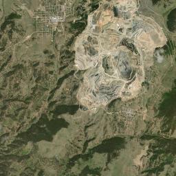 Victor Colorado Satellite Map