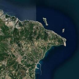 Kými Satellite Map