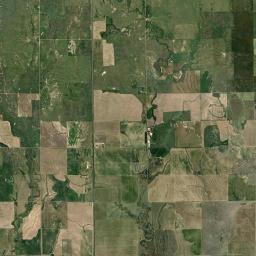 Ness County Satellite Map