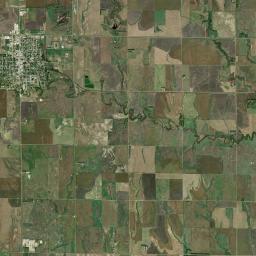 Rush County Satellite Map