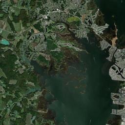 Teaberry Woods Delaware Satellite Map