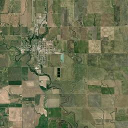 Ness City Satellite Map