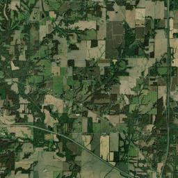 Interstate 64, Woodlawn, IL 62898, America Satellite Map