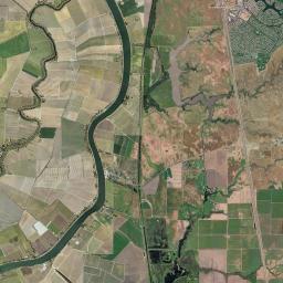 Hood California map(satellite map)