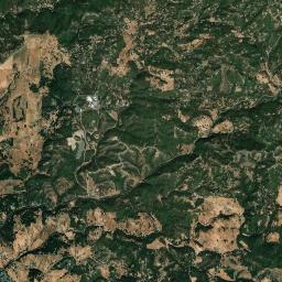 Bonnefoy California map(satellite map)