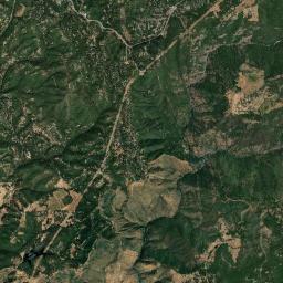 Alabama Hill California map(satellite map)