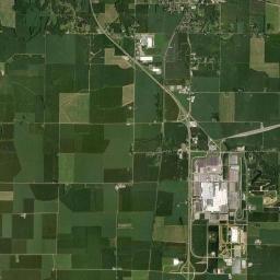 Gibson County Satellite Map