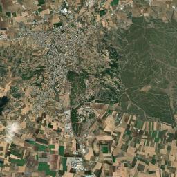 Thívai Satellite Map