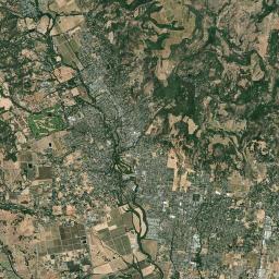 Agua Caliente California map(satellite map)