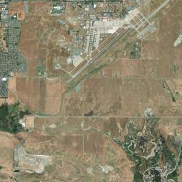 Travis Field California map(satellite map)