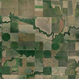 Pawnee County Satellite Map