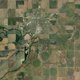 Larned Satellite Map