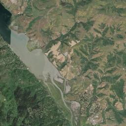 Bivalve California map(satellite map)