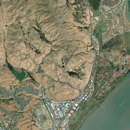 Bahia California map(satellite map)
