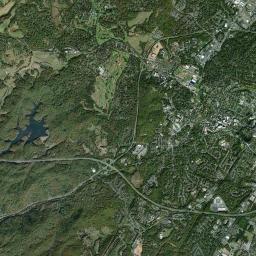 Albemarle County Satellite Map