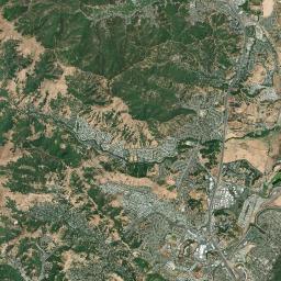 Gallinas California map(satellite map)