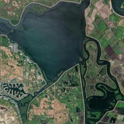 Bethel Island California map(satellite map)
