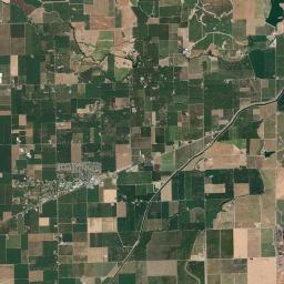 Linden California map(satellite map)