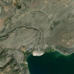 Mono City California map(satellite map)