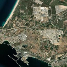 Sines Satellite Map
