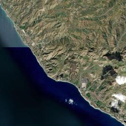 Saline Ioniche Satellite Map