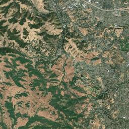 Muir California map(satellite map)